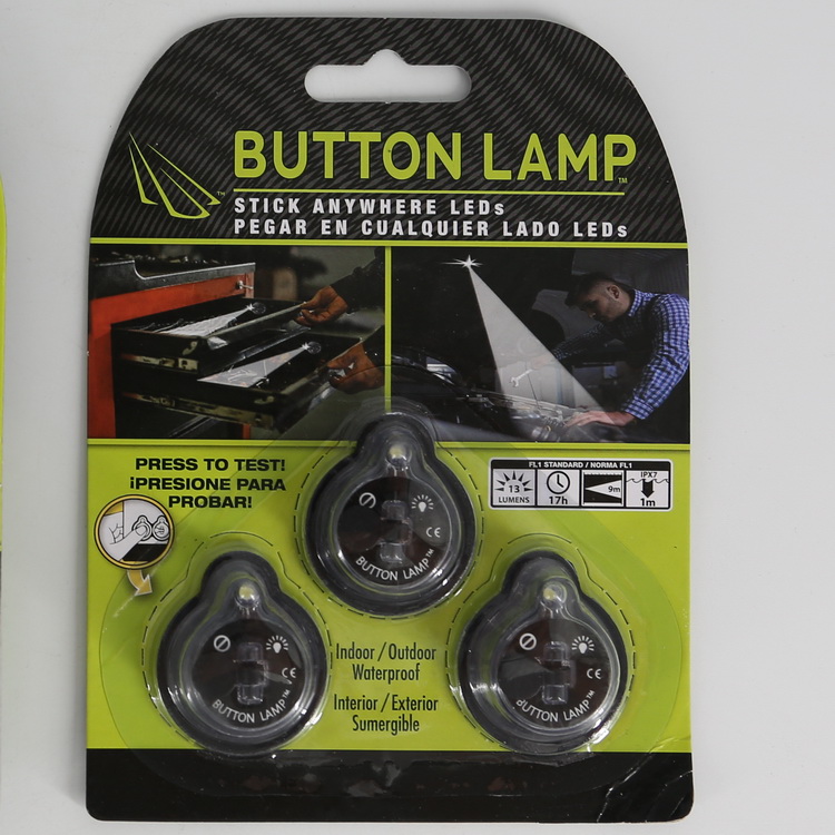 Adhesive LED Button Lamp